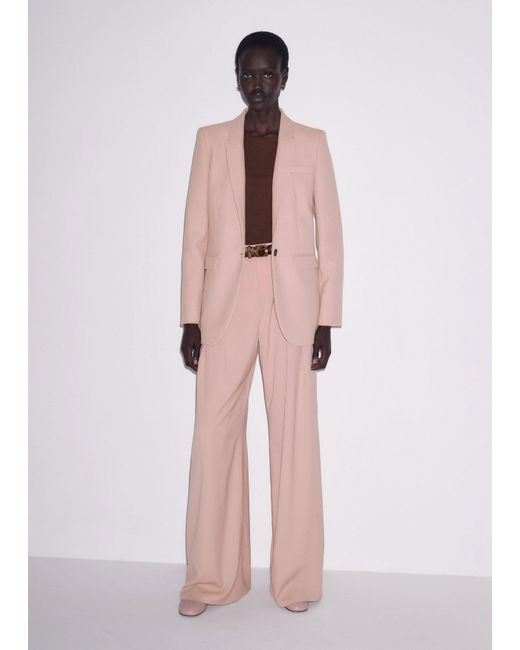 ME+EM Pink Sharp Shoulder Blazer
