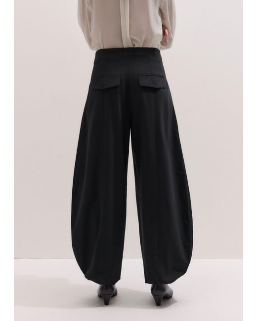ME+EM Natural Pleated Balloon Pant