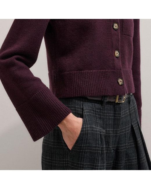 ME+EM Multicolor Button-Through Straight Cardigan