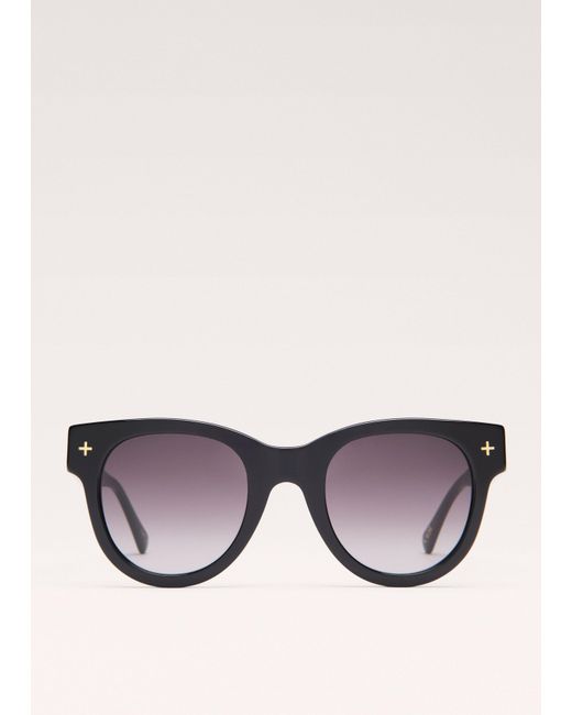 ME+EM Black D Frame Sunglasses