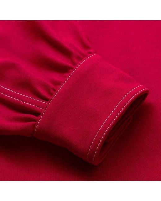 ME+EM Red Travel Tailoring Contrast Stitch Midi Dress