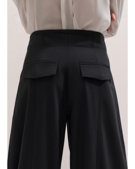 ME+EM Natural Pleated Balloon Pant