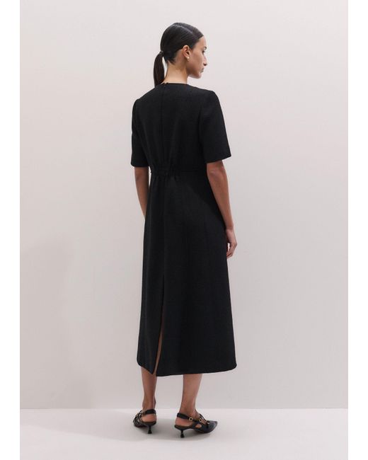 ME+EM White Button Front Maxi Shift Dress