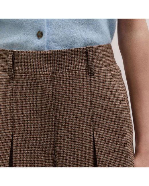 ME+EM Brown Heritage Very Wide Pant