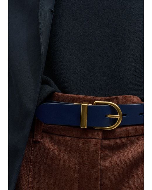 ME+EM White 30Mm Classic Round Reversible Belt-Pecan