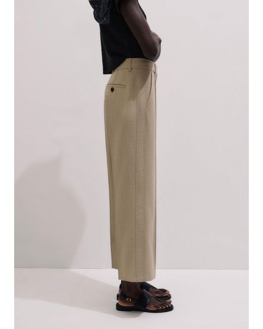 ME+EM Multicolor Straight Crop Pant