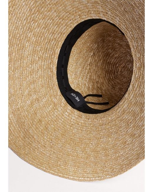 ME+EM Natural Maxi Straw Hat