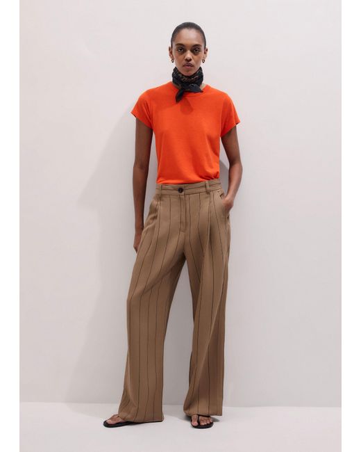 ME+EM Orange Soft Washed Tee