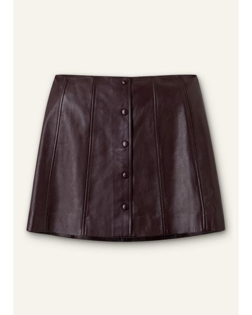 ME+EM Red Panelled Mini Skirt