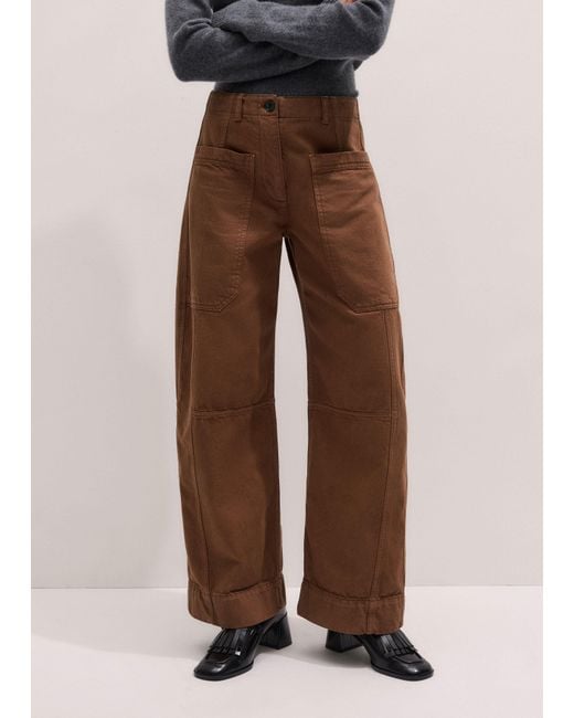 ME+EM Multicolor Wide Taper Pant