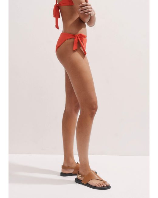 ME+EM Orange Side Tie Bikini Bottoms