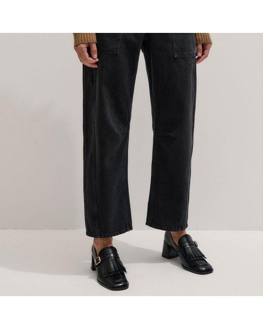 ME+EM Black Patch Pocket Engineered Jean