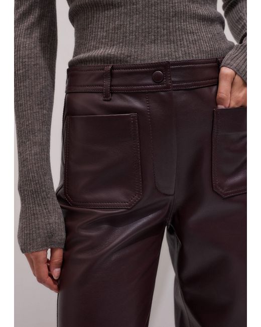 ME+EM Black Patch Pocket Boot Cut Trouser