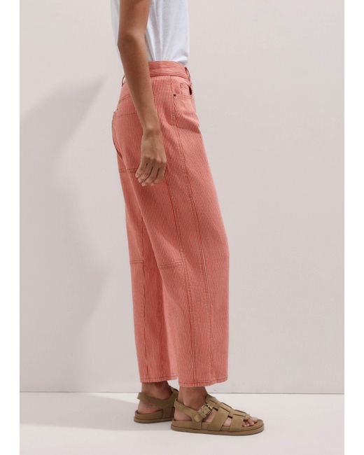 ME+EM Cotton Stripe Engineered-Leg Pant