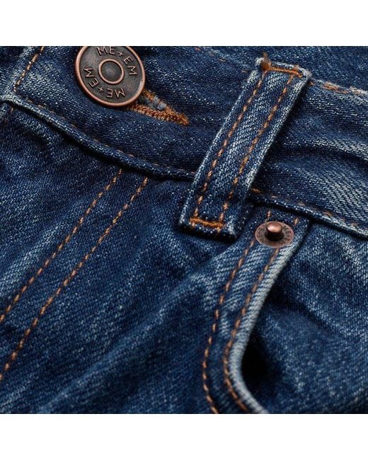 ME+EM Blue Full-Length Straight Jean