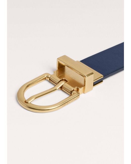 ME+EM White 30Mm Classic Round Reversible Belt-Pecan