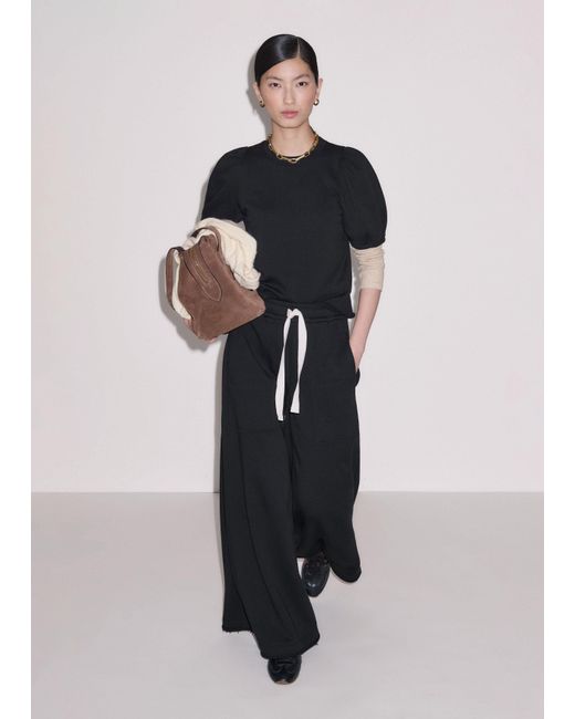 ME+EM Natural Ultimate Rib Long Sleeve Top