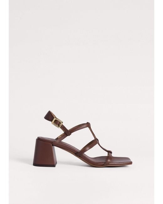 ME+EM Brown Caged Occasion Sandal