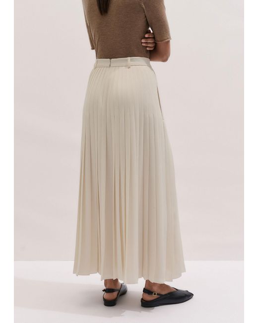 ME+EM Natural Dramatic Maxi Length Skirt