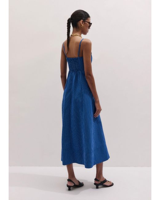 me em shirt dress ME+EM Ultimate Rib Shirt Midi Dress Chocolate Mlange - Women's - Cotton Rib