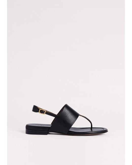 ME+EM White Toe-Post Sandal