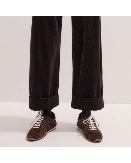 ME+EM Black Clever Cord Trouser