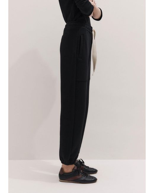 ME+EM Natural Contrast Drawcord Cuffed Jogger