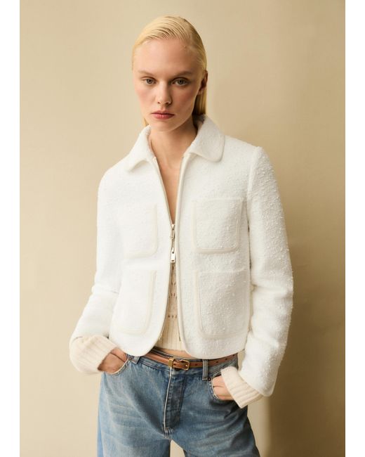 ME+EM Natural The Textured Everyday Jacket