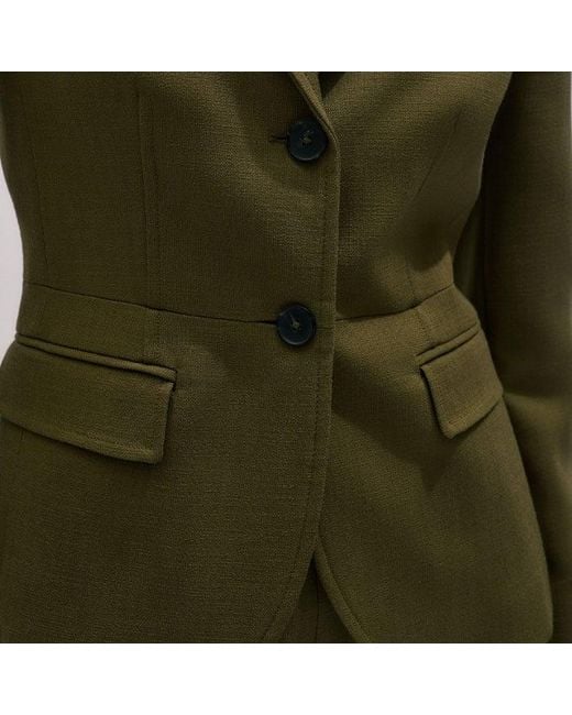ME+EM Green Event Ready Corset Jacket