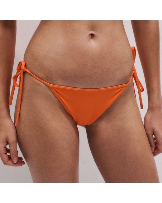 ME+EM Gray Adjustable Triangle Bikini Top