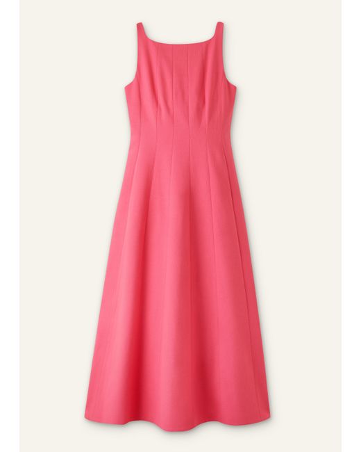 ME+EM Blue Contour Seamed Maxi Dress