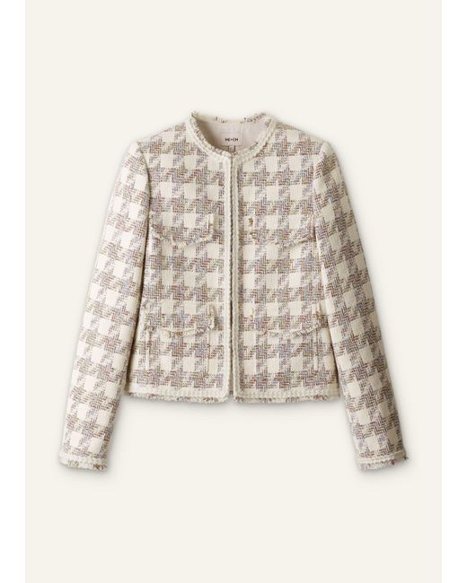 ME+EM Brown Event Ready Straight Fit Jacket
