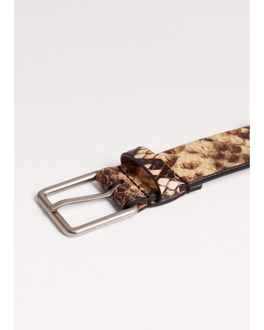 ME+EM Natural Studded Belt Tan