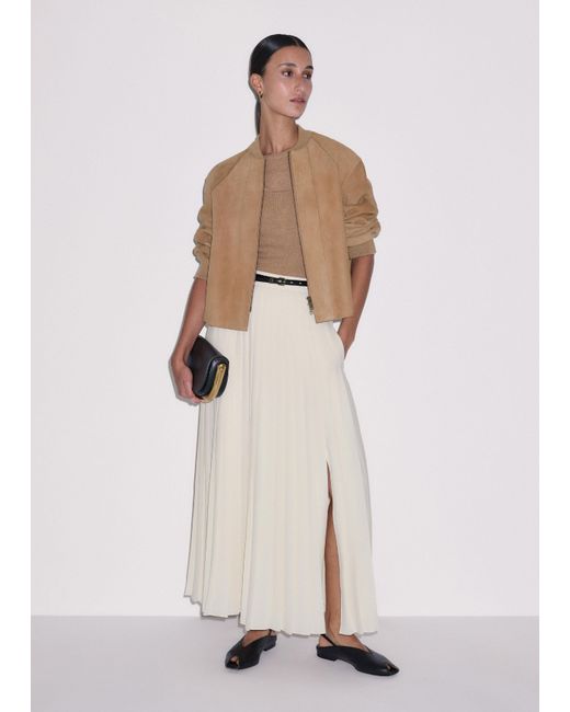 ME+EM Natural Dramatic Maxi Length Skirt