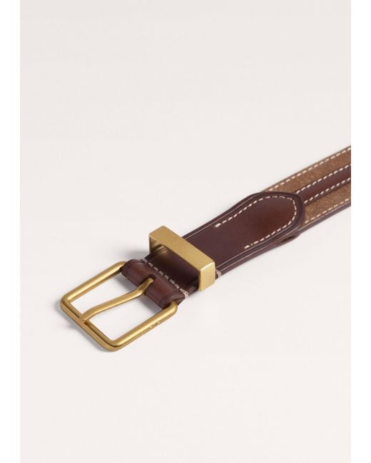 ME+EM Multicolor Stripe Leather Belt