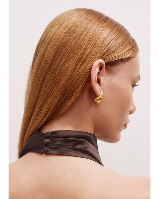 ME+EM Natural Halterneck Low Back Top