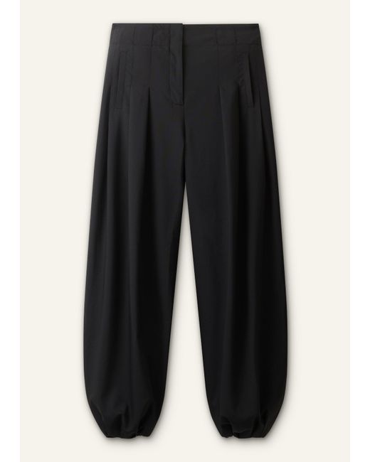 ME+EM Natural Pleated Balloon Pant