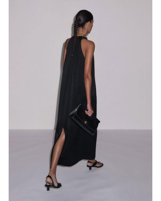 ME+EM White Halterneck Shift Maxi Dress