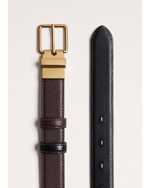 ME+EM Black Reversible Belt + Keeper