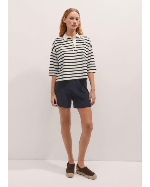 ME+EM Blue Toweling Short