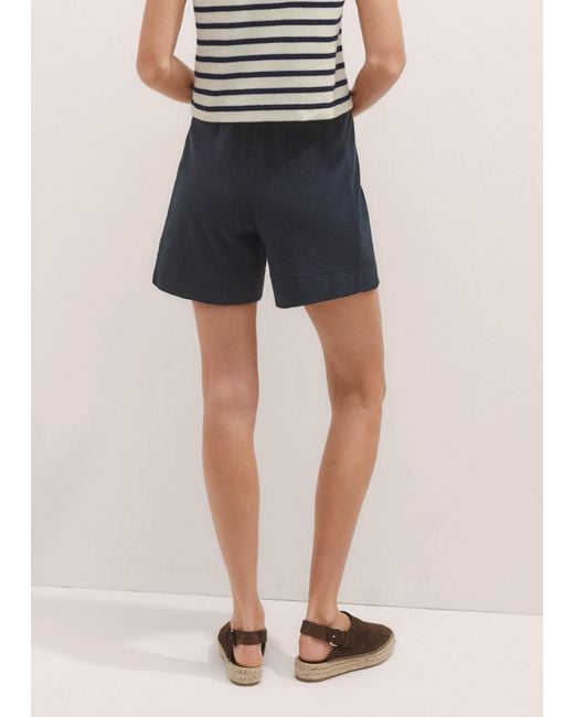 ME+EM Blue Toweling Short