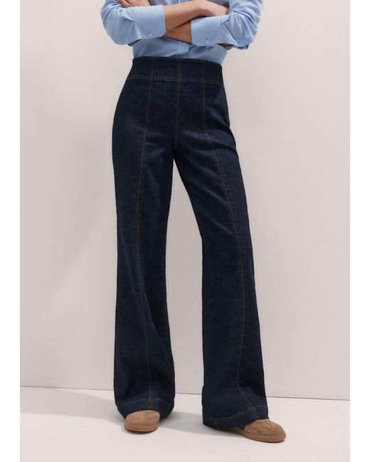 ME+EM Multicolor Kick Flare Travel Jean