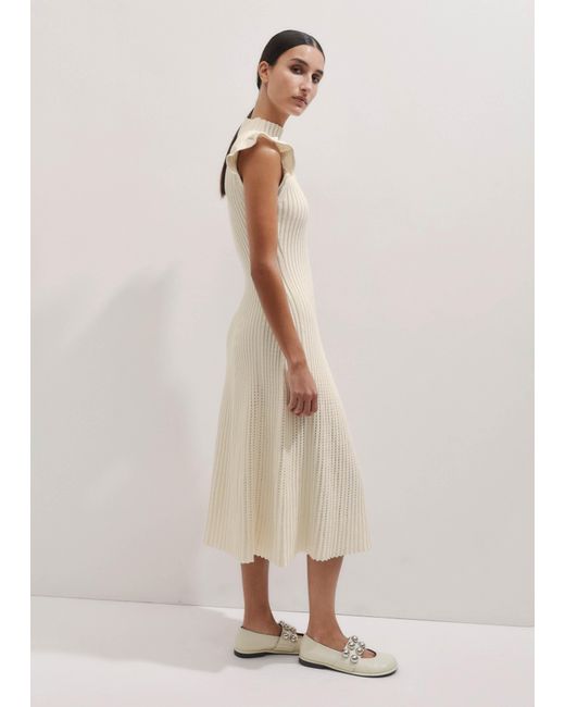 cotton on knit midi dress Organic Cotton Rib Knit Midi Dress