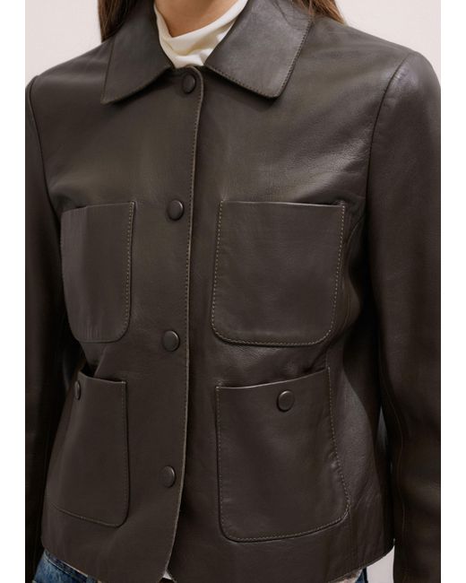 ME+EM Brown Patch Pocket Jacket