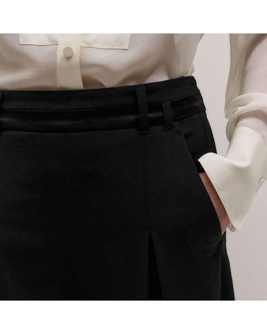 ME+EM Black Tapered Tux Pant