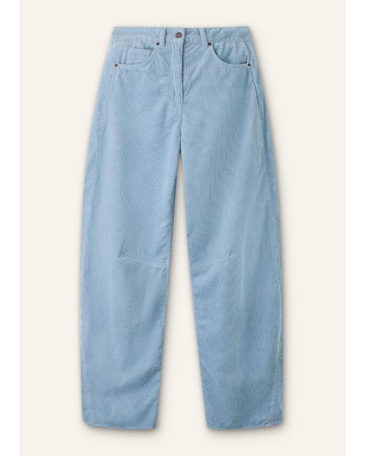 ME+EM Blue Washed Cord Extreme Seam Pant
