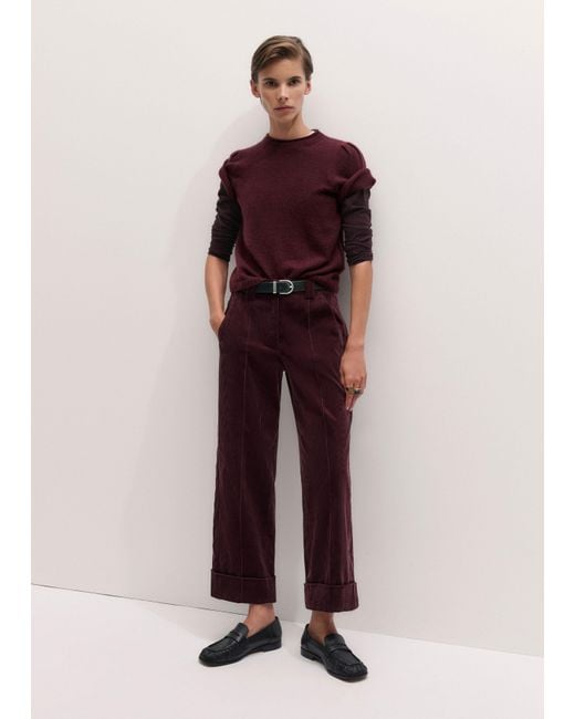 ME+EM White Soft Ruched Loafer