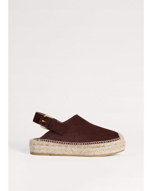 ME+EM Brown Slingback Espadrille