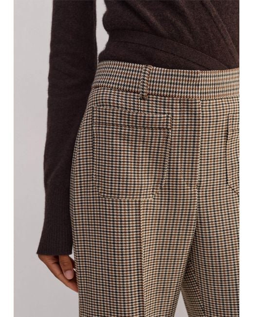 ME+EM Brown Town-To-Country Convertible Trouser Cream