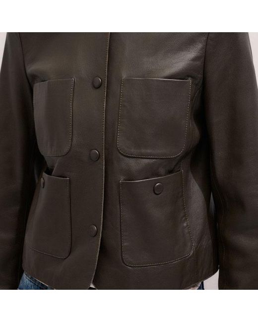 ME+EM Brown Patch Pocket Jacket
